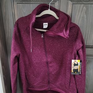 AVIA Purple Zip Fleece Jacket